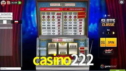 Descubra o Mundo do Cassino Online com casino222